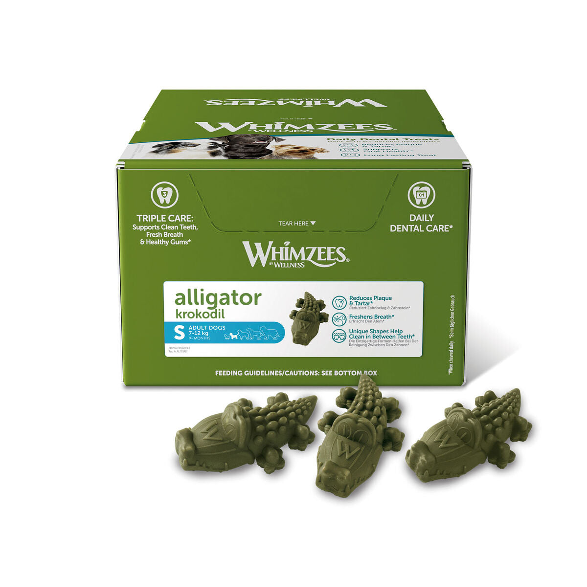 Wet food Whimzees Alligator 150 Units-1