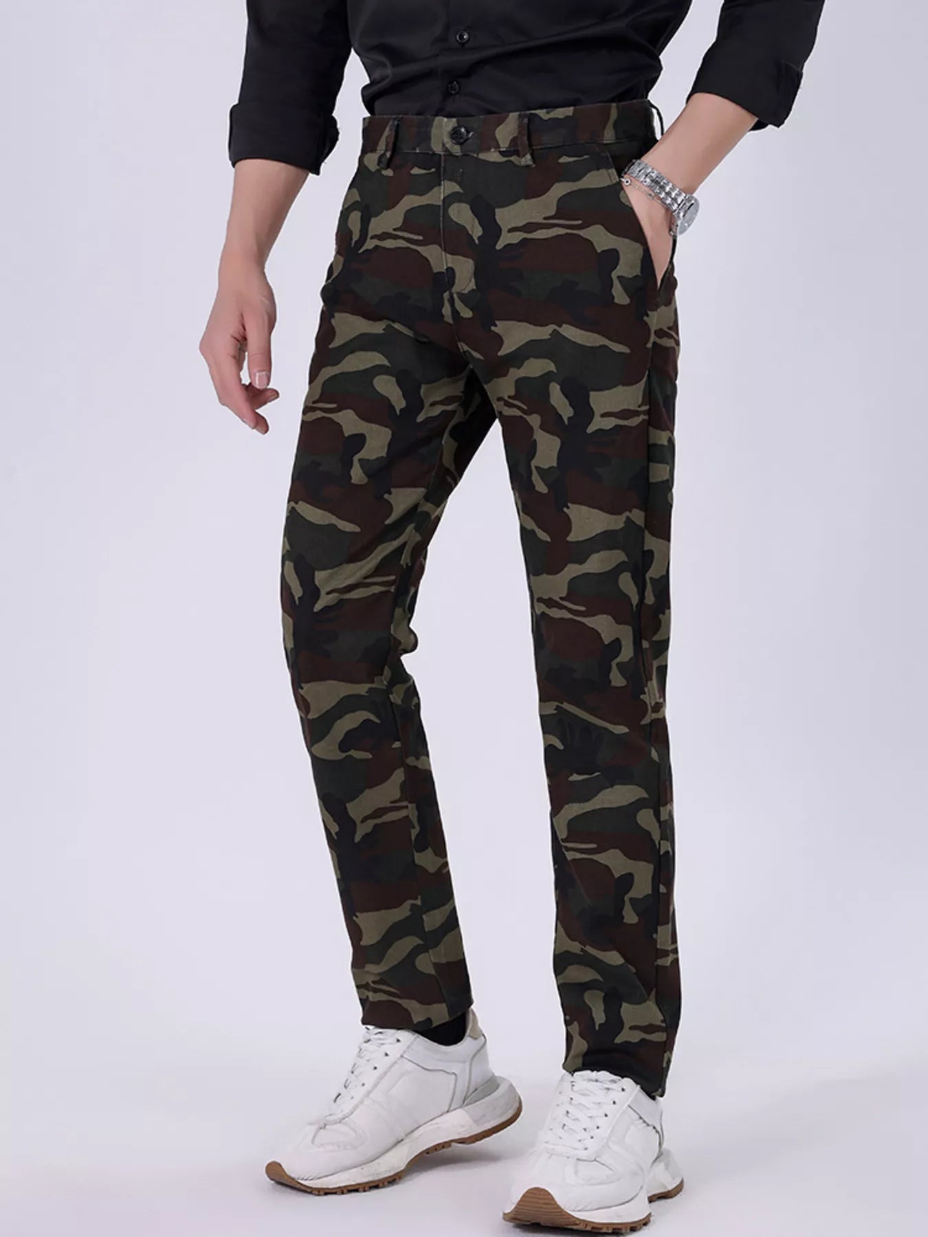 Men's Camouflage Slim Fit Pants