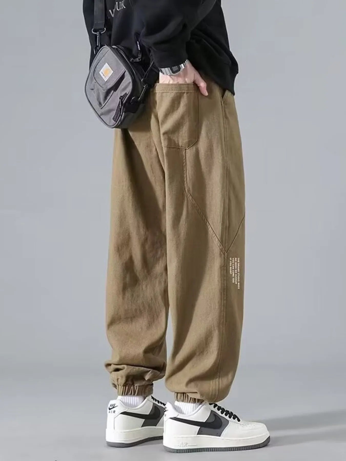 Men's Plus Size Relaxed Fit Jogger Pants