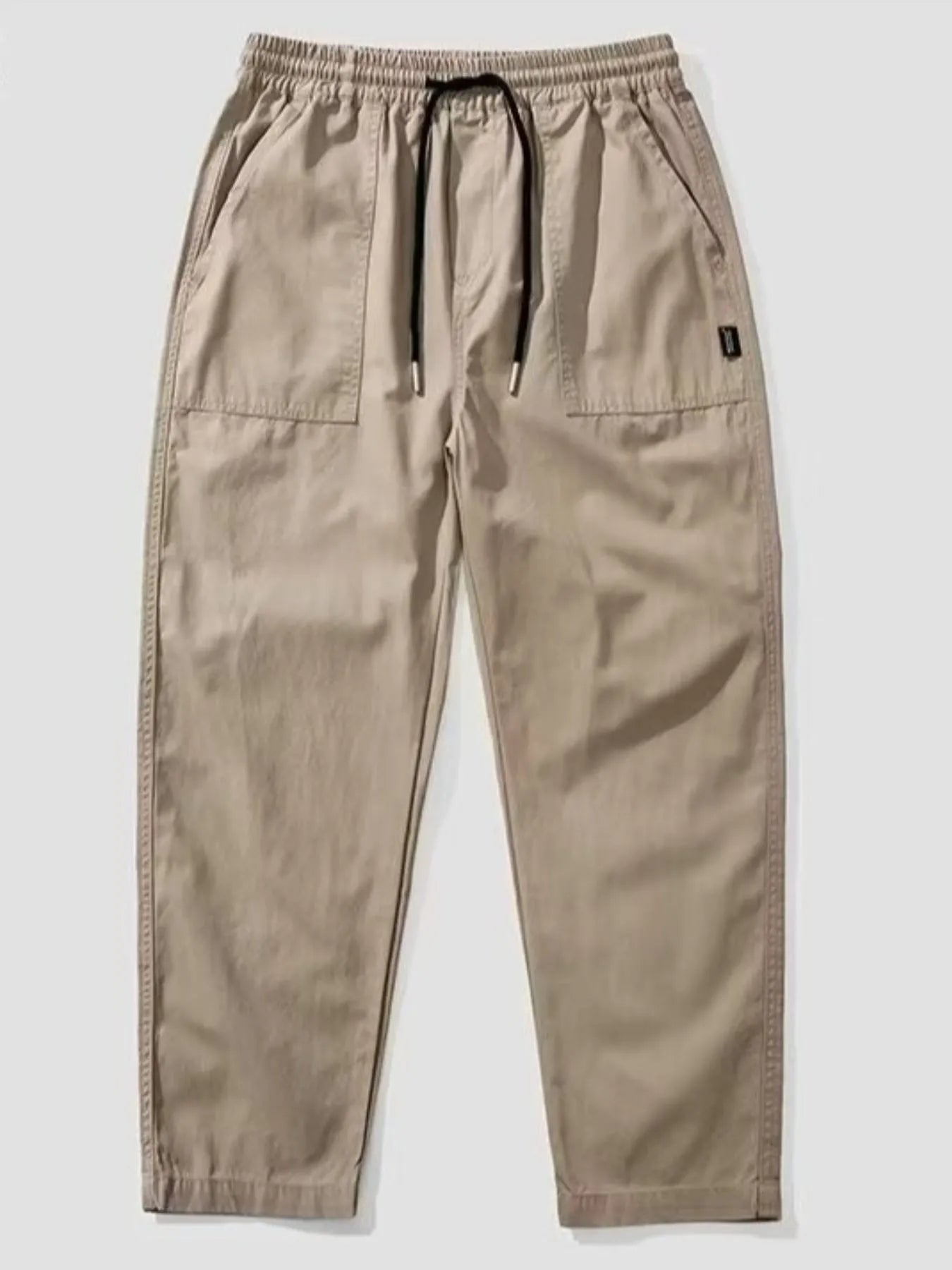 Men's Plus Size Drawstring Wide Leg Pants