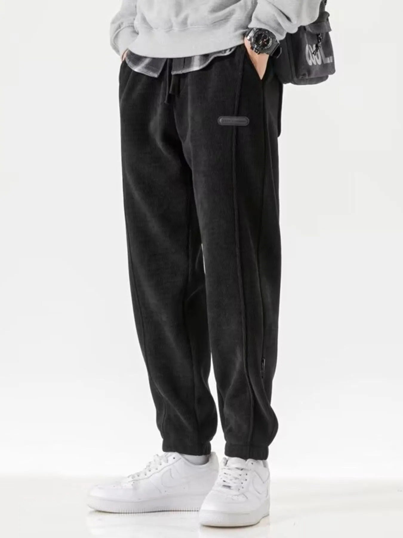 Men's Plus Size Drawstring Loose Fit Joggers