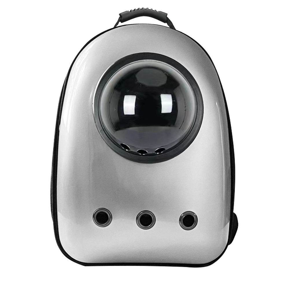 Plecak do noszenia zwierząt, srebrny-1