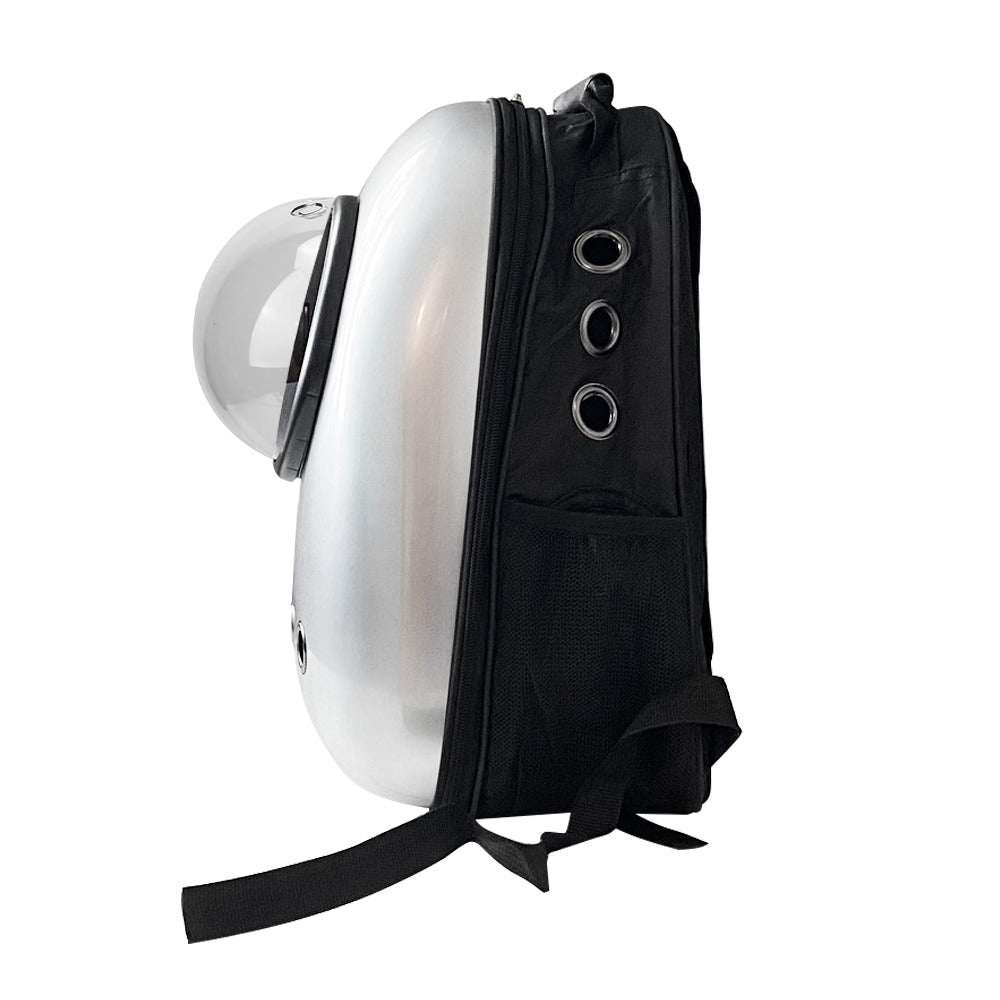 Plecak do noszenia zwierząt, srebrny-2