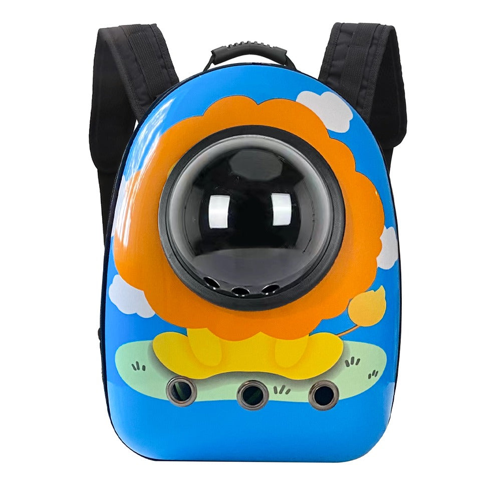 Plecak do noszenia zwierząt, z lwem